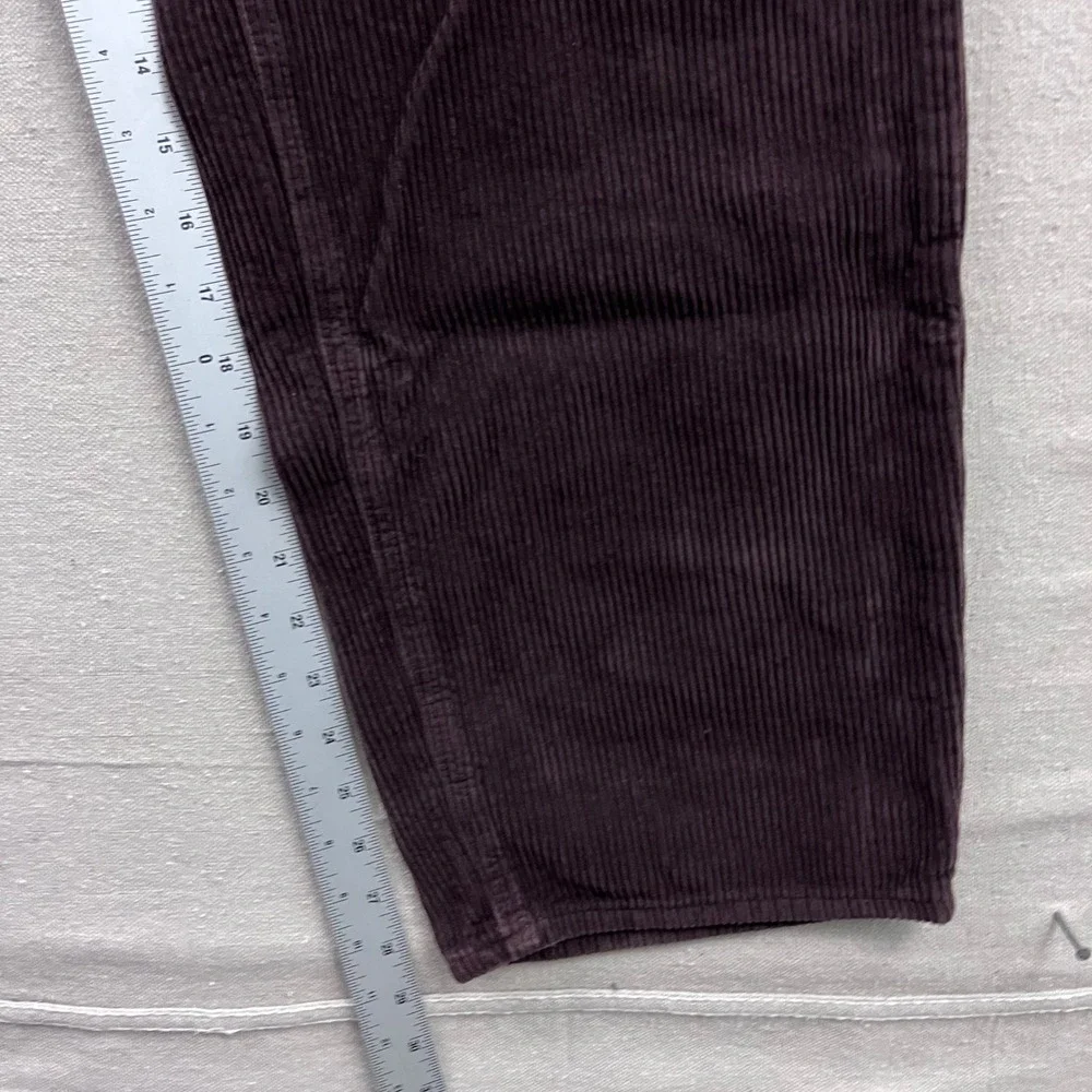 Empyre Relaxed Fit Corduroy Pants Mens 32 Dark Brown Skate Baggy Wide Leg‎